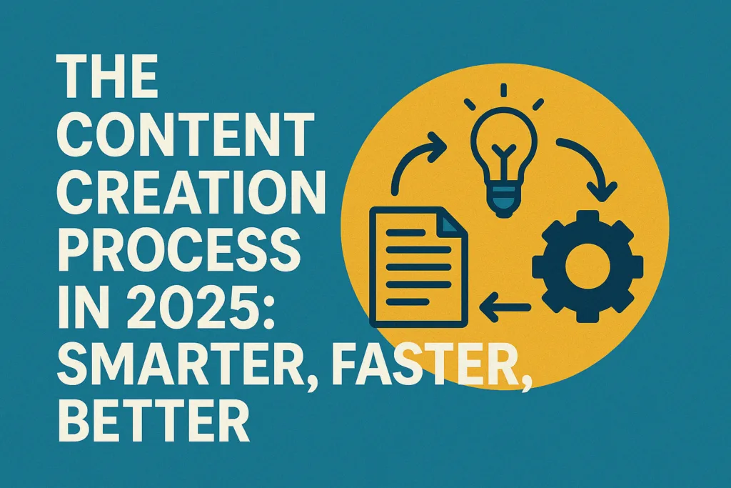The Content Creation Process in 2025: Smarter, Faster, Better