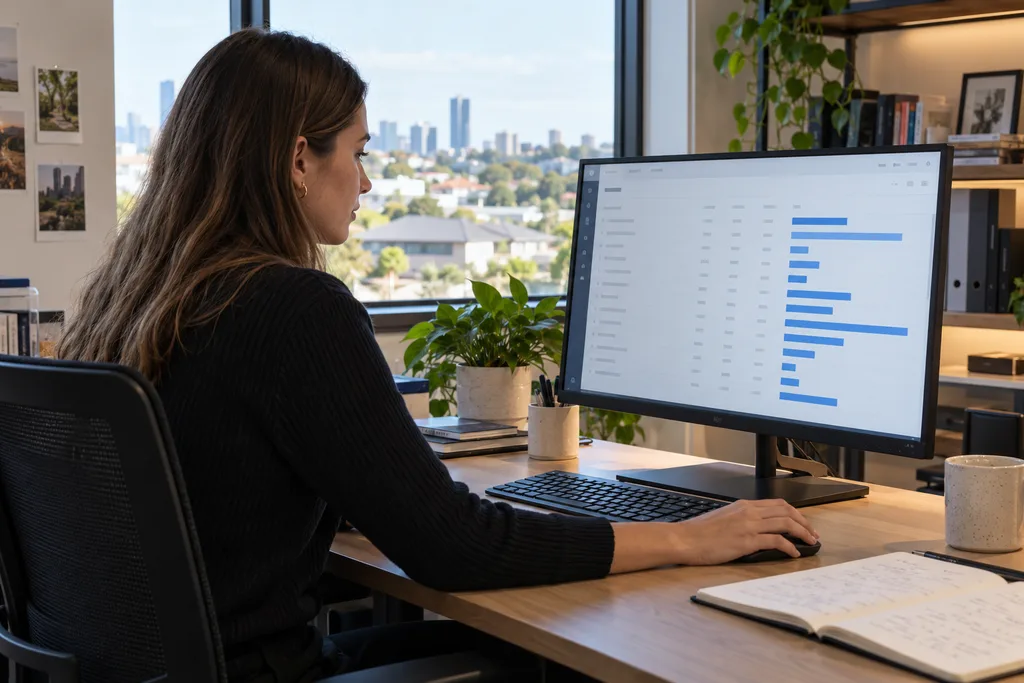 Website Analyst Reviewing Internal Search Activity